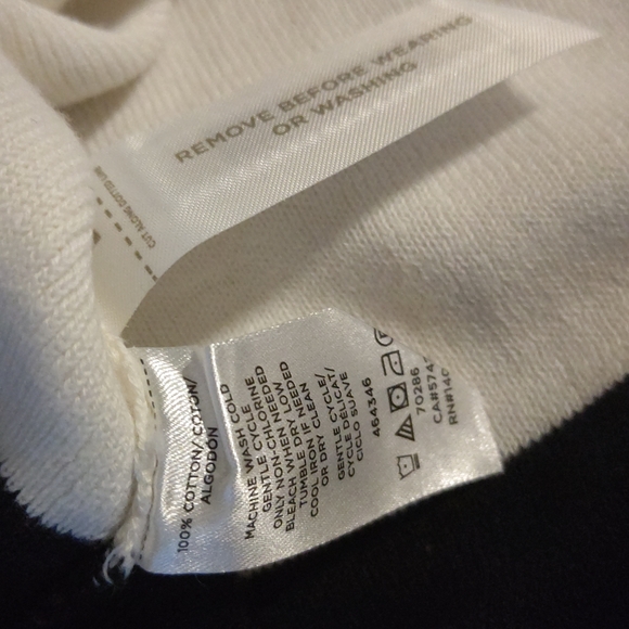 LOFT Striped Off The Shoulder Sweater Top short sleeve size Small - Picture 5 of 6